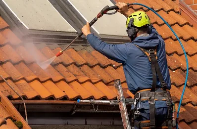 Démoussage et hydrofuge de toiture à Valframbert